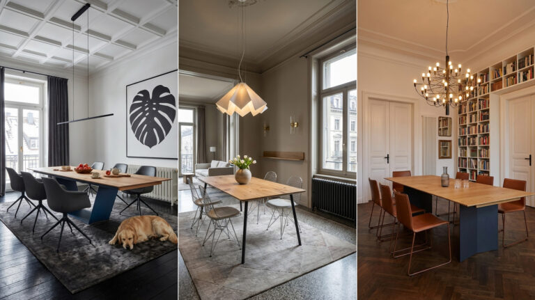 esszimmer ideen altbau