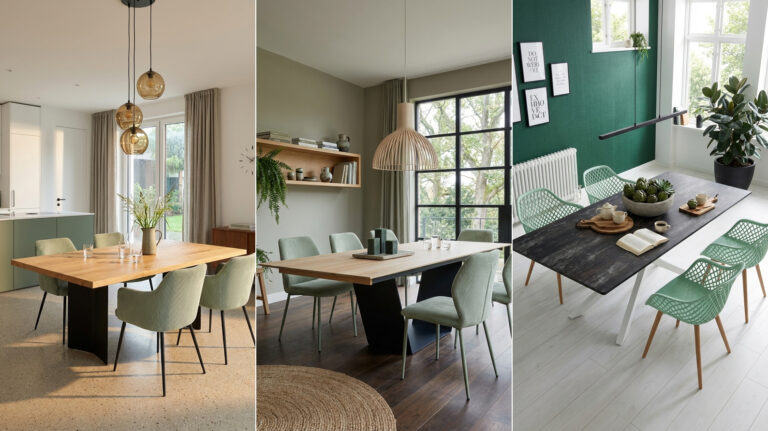 esszimmer ideen gr n