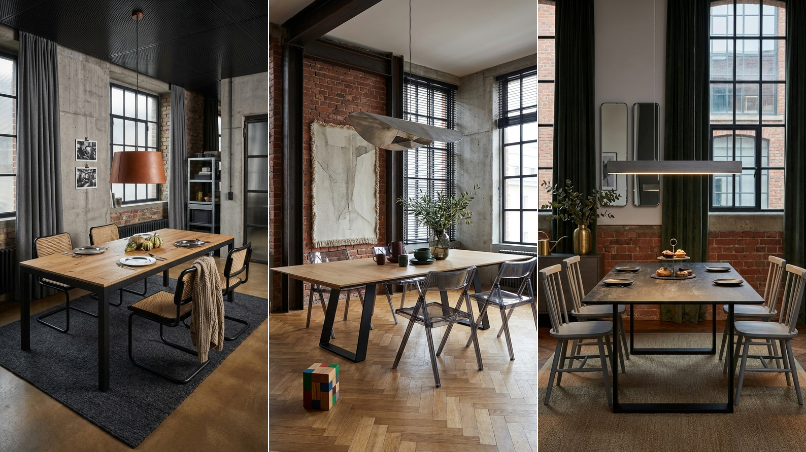 esszimmer ideen industrial